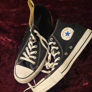 Converse Black and White High-Top Sneakers